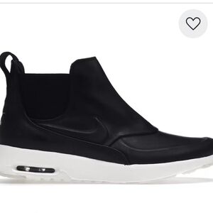 Nike Black and White Ankle Boots
